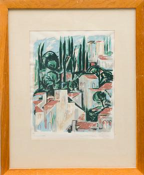 TUULIKKI PIETILÄ, litografi, signerad och daterad 1957, numrerad 12/25.