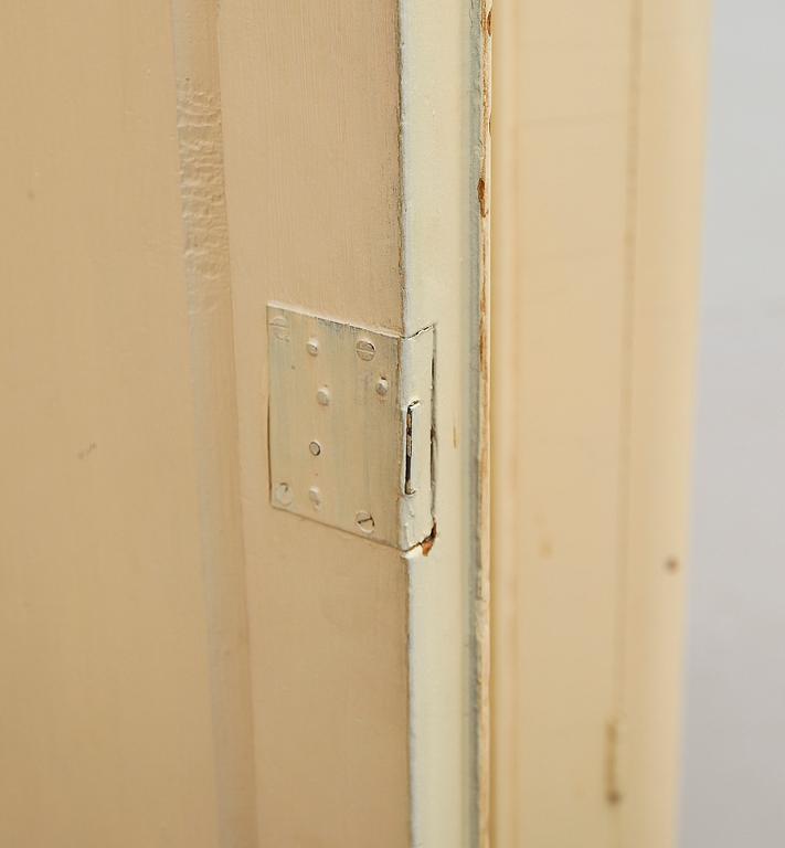 A painted cupboard, second half of the 20th century.