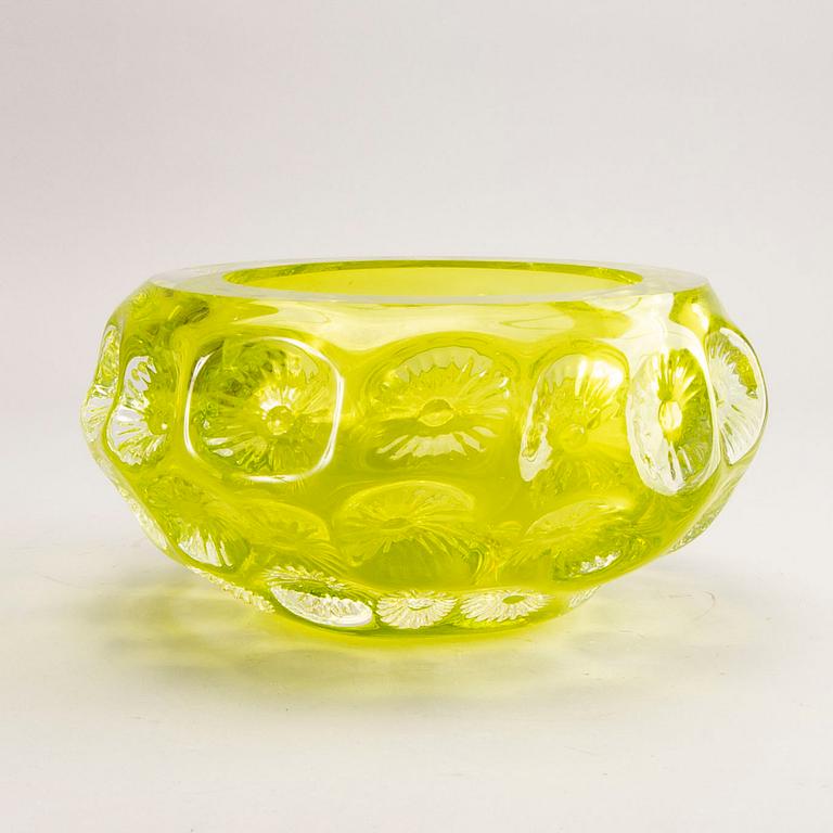 Elna Melusine Jolom, a glass bowl Österlens Glashytta.
