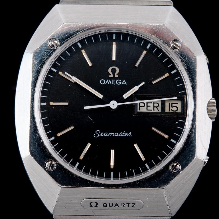 A MEN'S WRISTWATCH, Omega Seamaster Mariner.