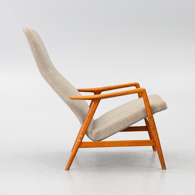 Alf Svensson, fåtölj "Contour-serien" Bra Bohag, Studio Ljungs industrier, 1960-tal.