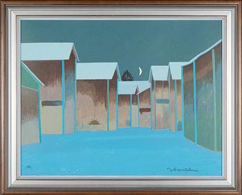 Juhani Palmu, Wintery courtyard view.