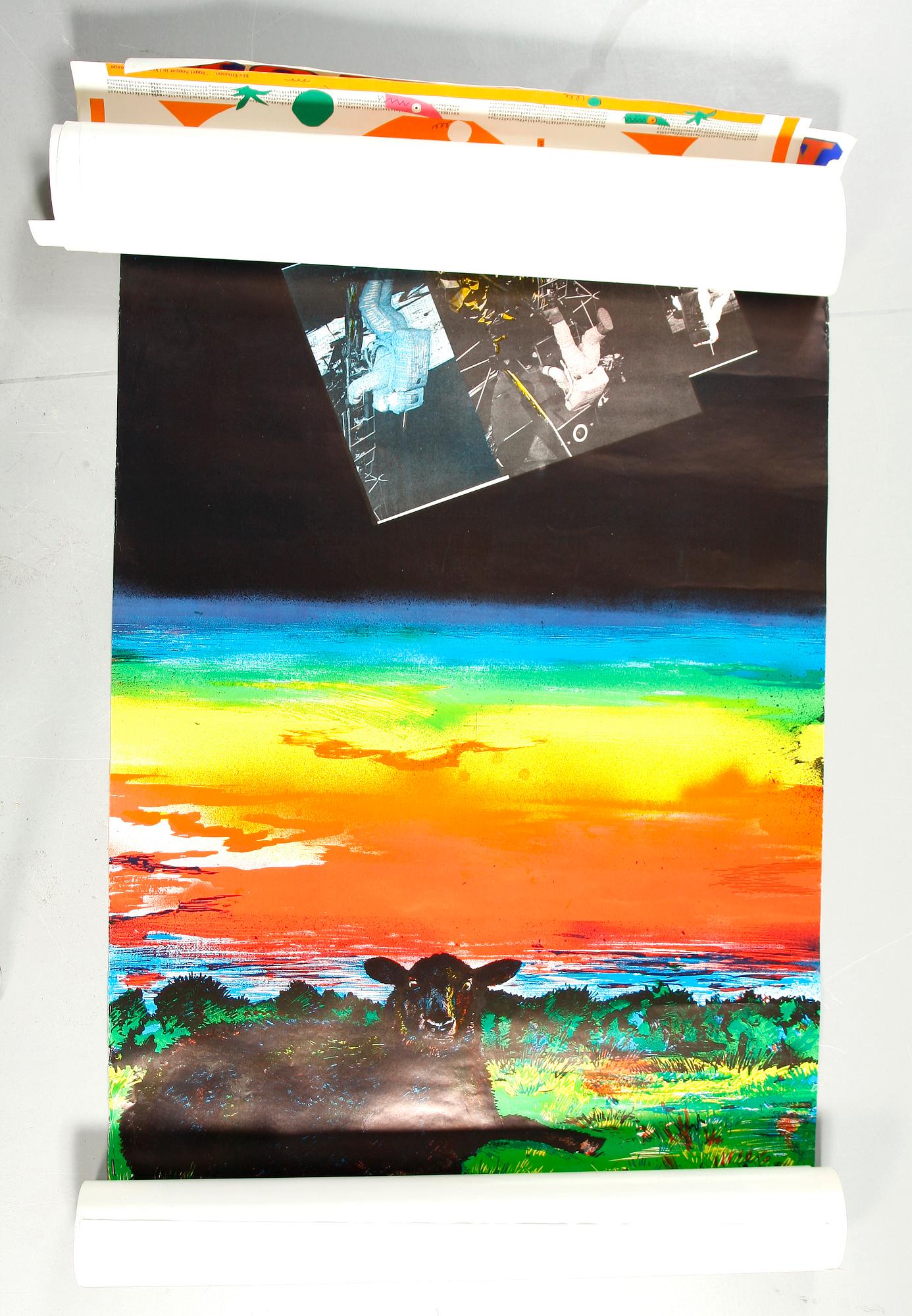 AFFISCHER, 5 delar. MAX SVANBERG, X:et, Elis Eriksson, Enno Hallek.