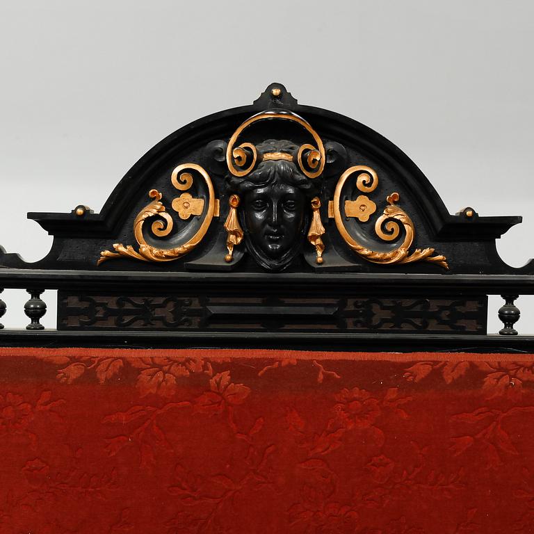Nine items in Neo Renaissance style, late 19th century.