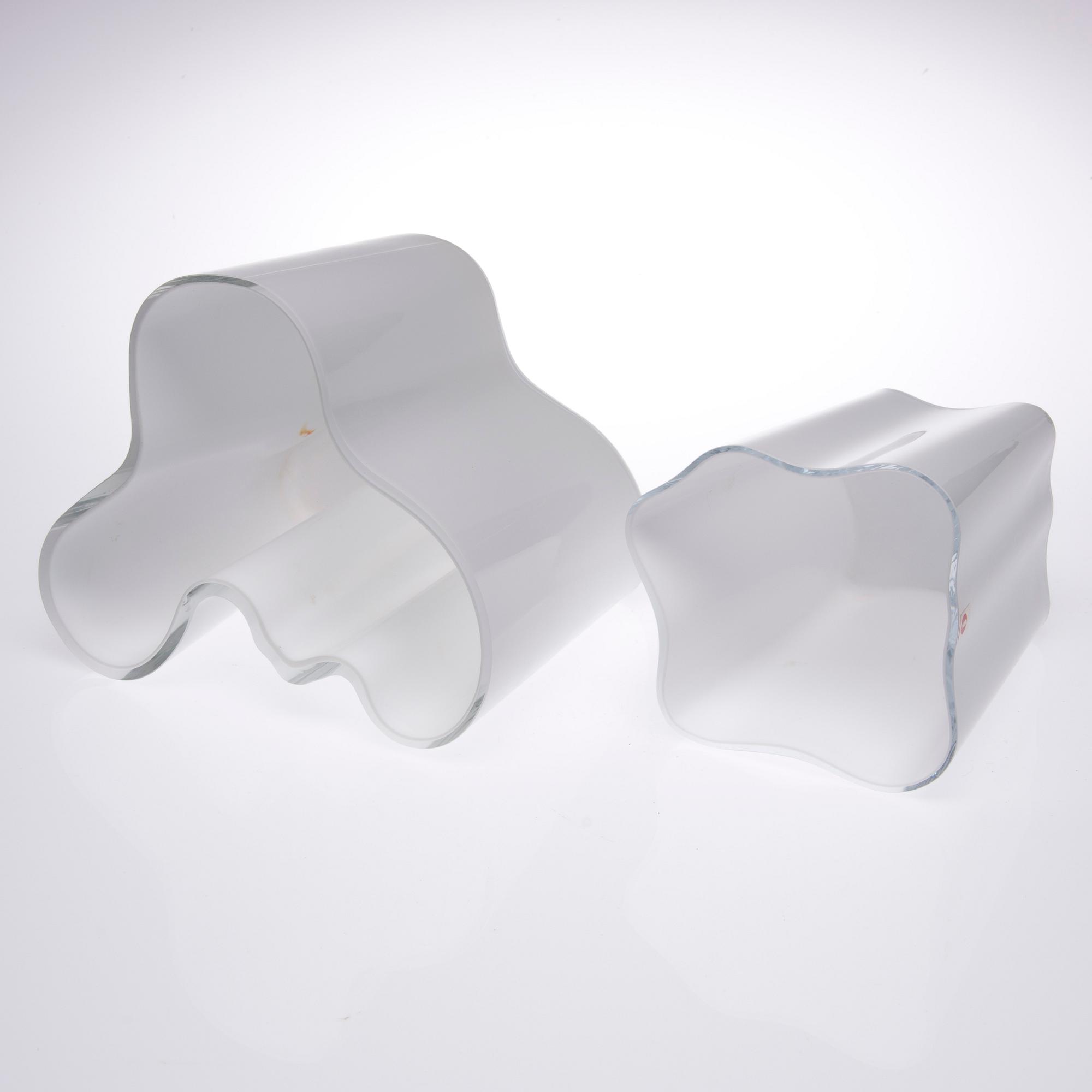 VAS, 4 st, glas, Alvar Aalto, Iittala, 2000-tal.