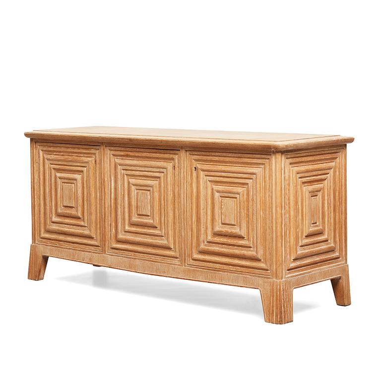 Oscar Nilsson, attributed to, an oak Swedish Modern sideboard, 1940's.