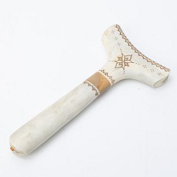 Anders Sunna, Drum, Goavddis, signed and dated 1976.