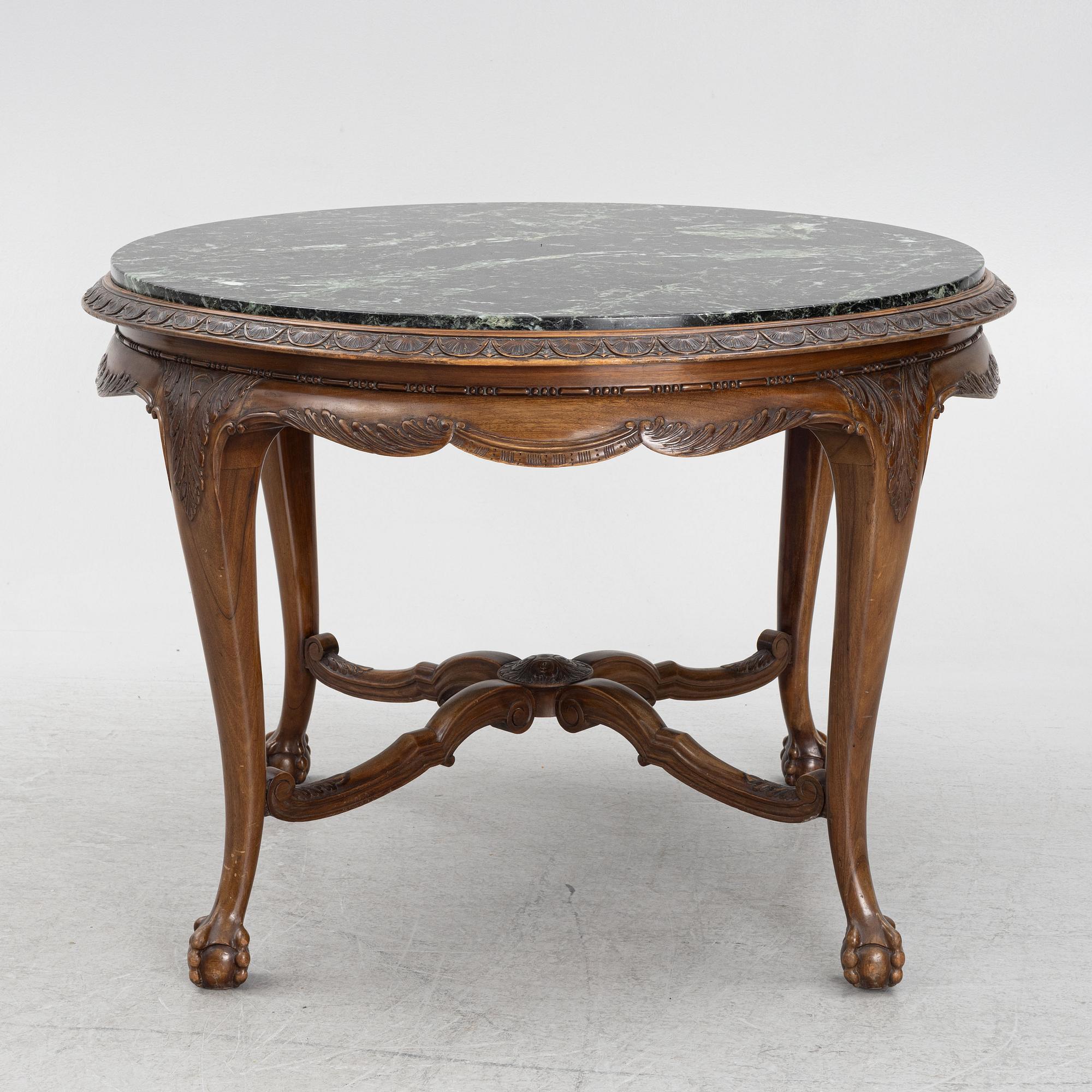 Matbord, Chippendale-stil, 1900-talets första hälft.