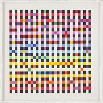 Yaacov Agam · YAACOV AGAM, färgserigrafi, signerad och numrerad 171/300.