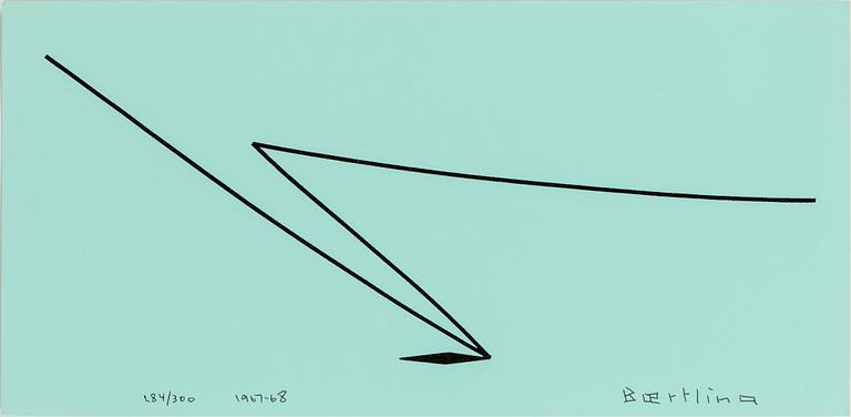 OLLE BAERTLING, färgserigrafi, 1967-68, signerad och numrerad 284/300.