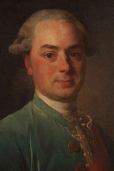 Alexander Roslin, Portrait of a gentleman in a blue coat, presumably Count Schuwaloff.