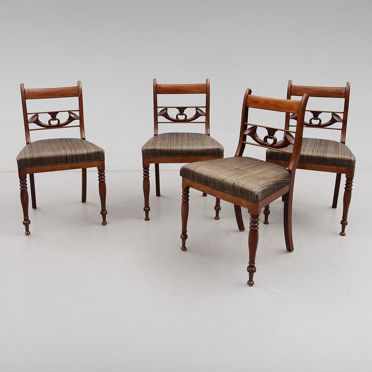 STOLAR, 4 st, senempire, 1800-talets mitt.