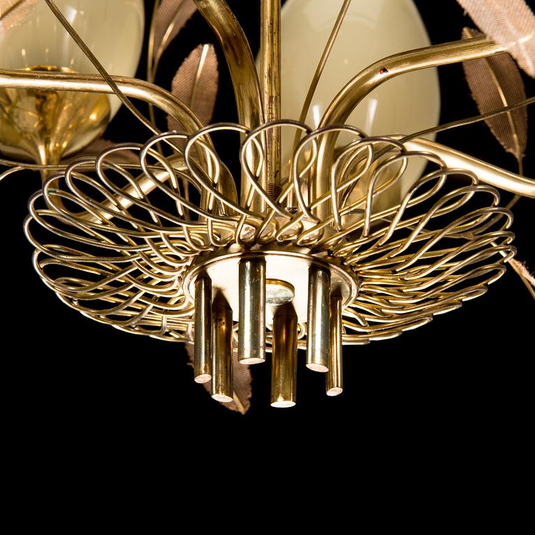 PAAVO TYNELL, a mid-20th-century '9029/6' chandelier for Taito.