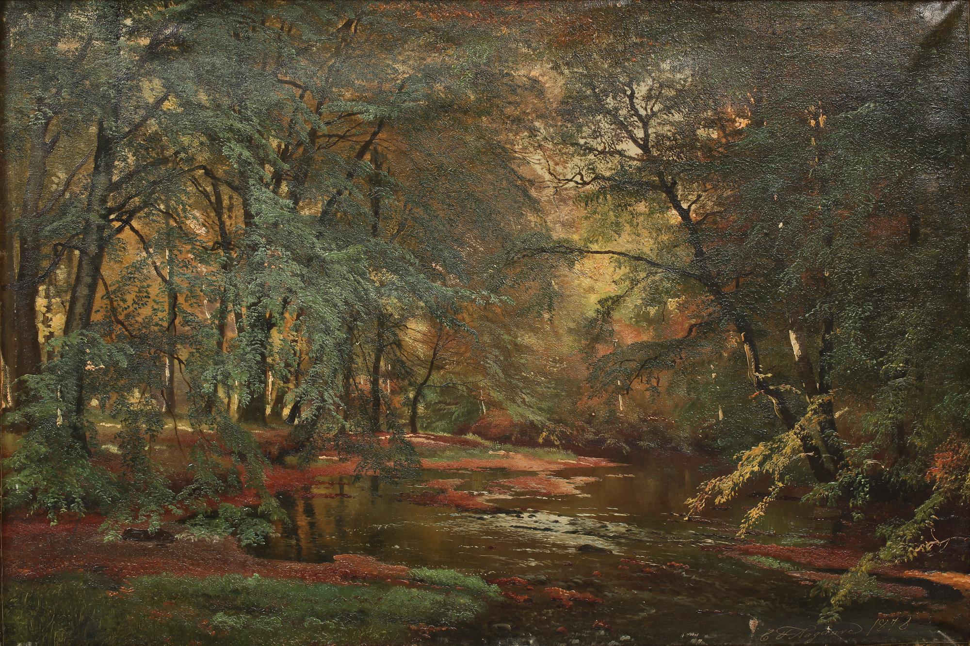 CARL FREDRIK AAGAARD, olja på duk, sign.