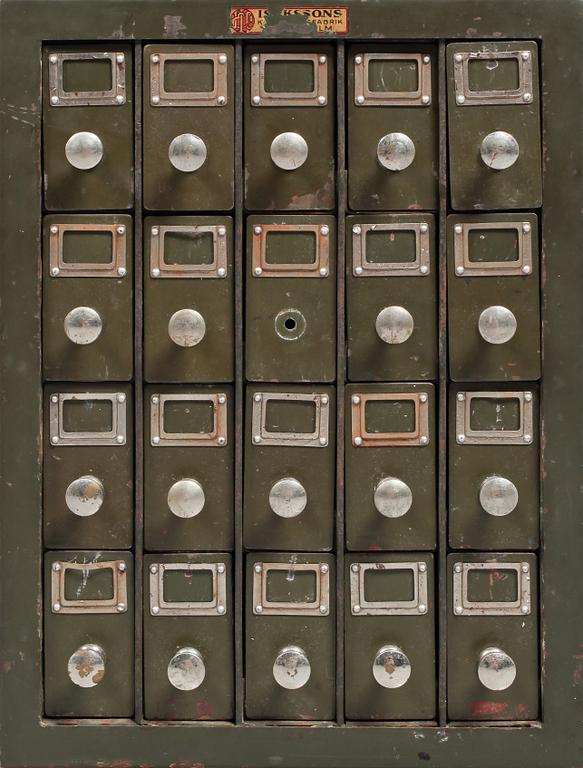 FÖRVARINGSBOX, plåt, 1900-talets mitt.