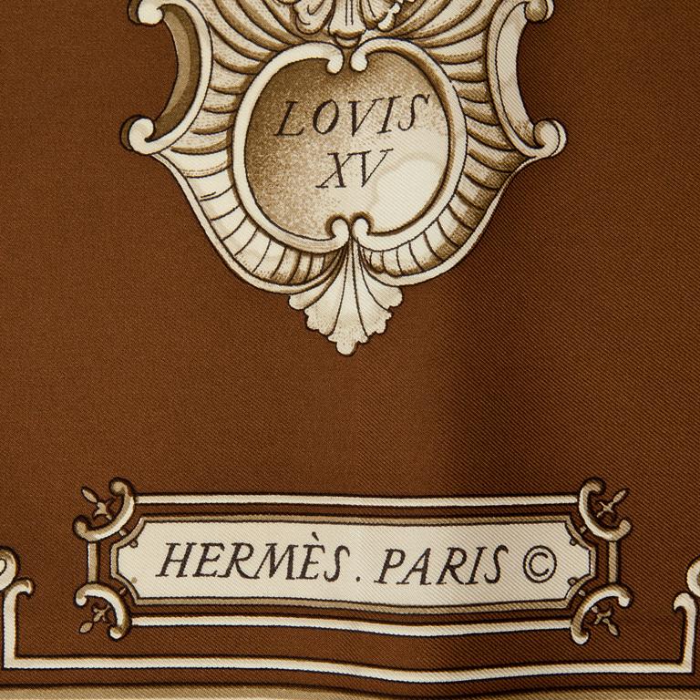 HERMÈS, a silk scarf, "Louis XV".