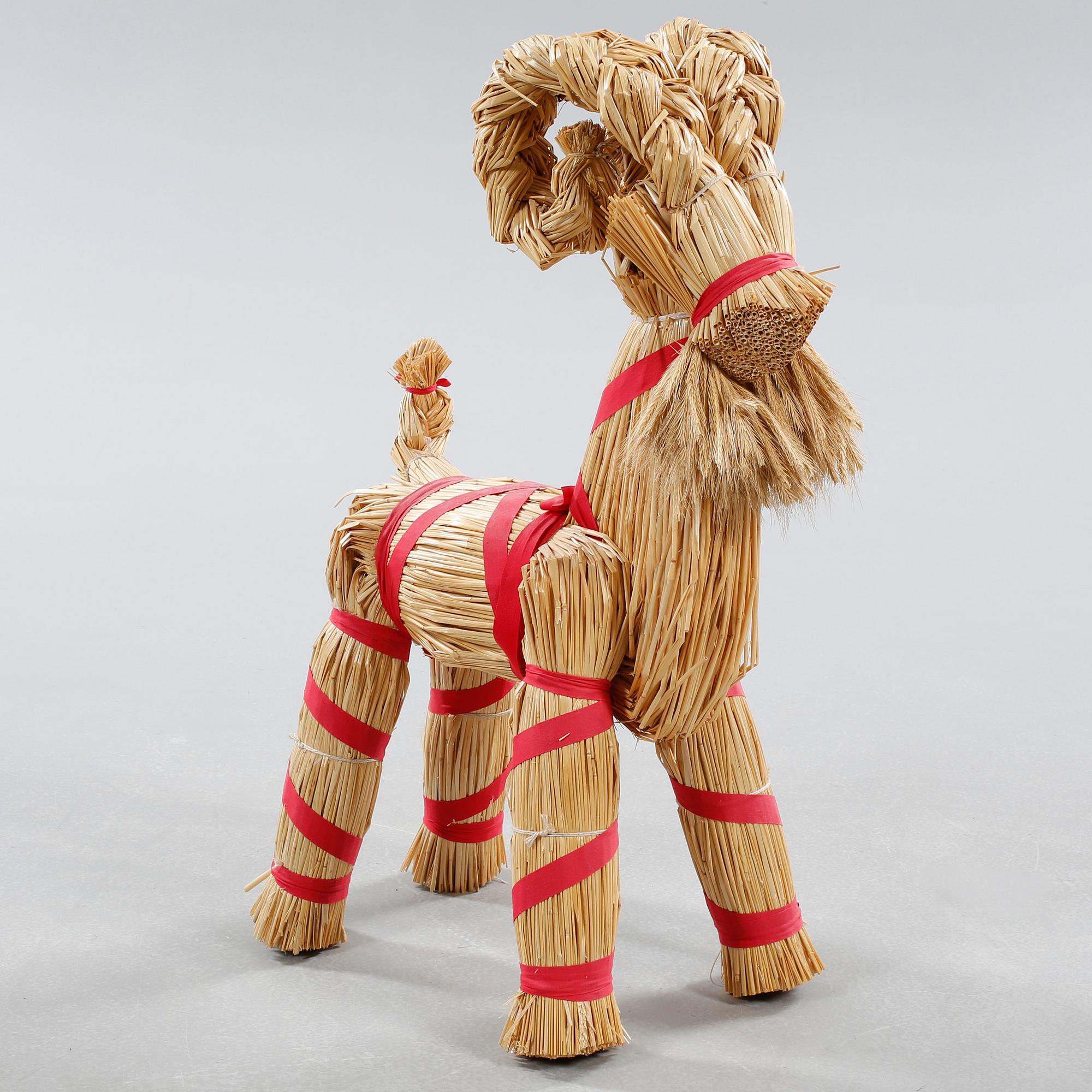 JULBOCK, Halmslöjdarna, Glimåkra, 1900-talets andra hälft.