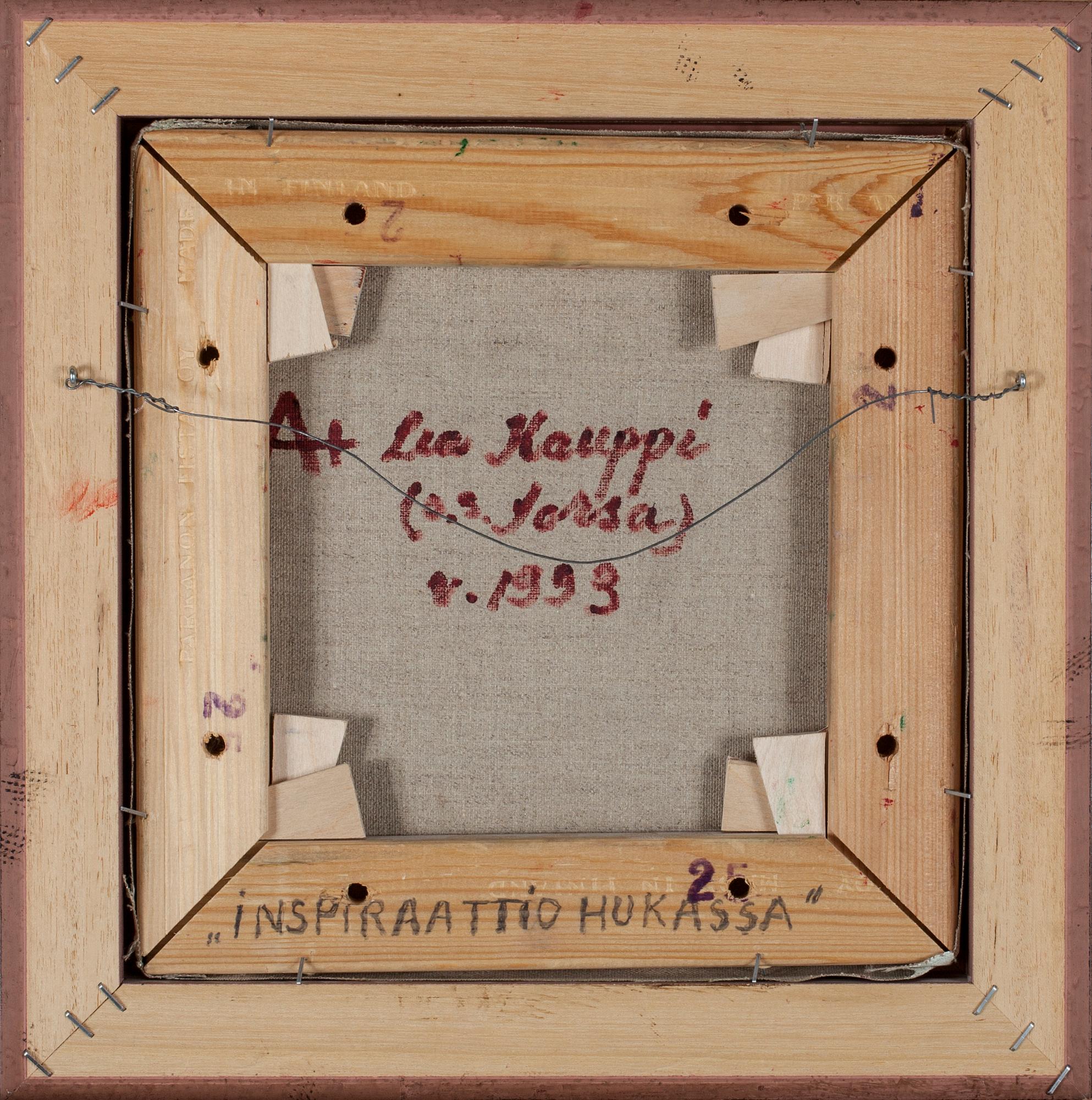 LEA KAUPPI, öljy kankaalle, signeerattu ja päivätty -93.