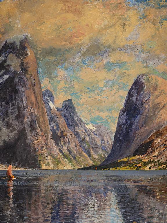 Adelsteen Normann, Fjord landscape.