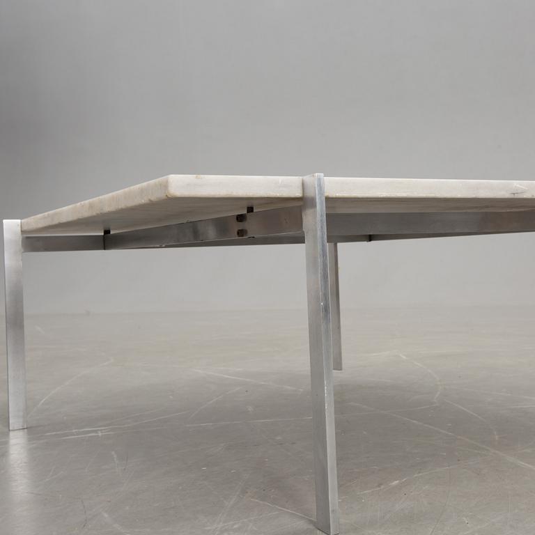 SOFFBORD, "PK 61", Poul Kjaerholm för Fritz Hansen, märkt samt etikettmärkt 1987.