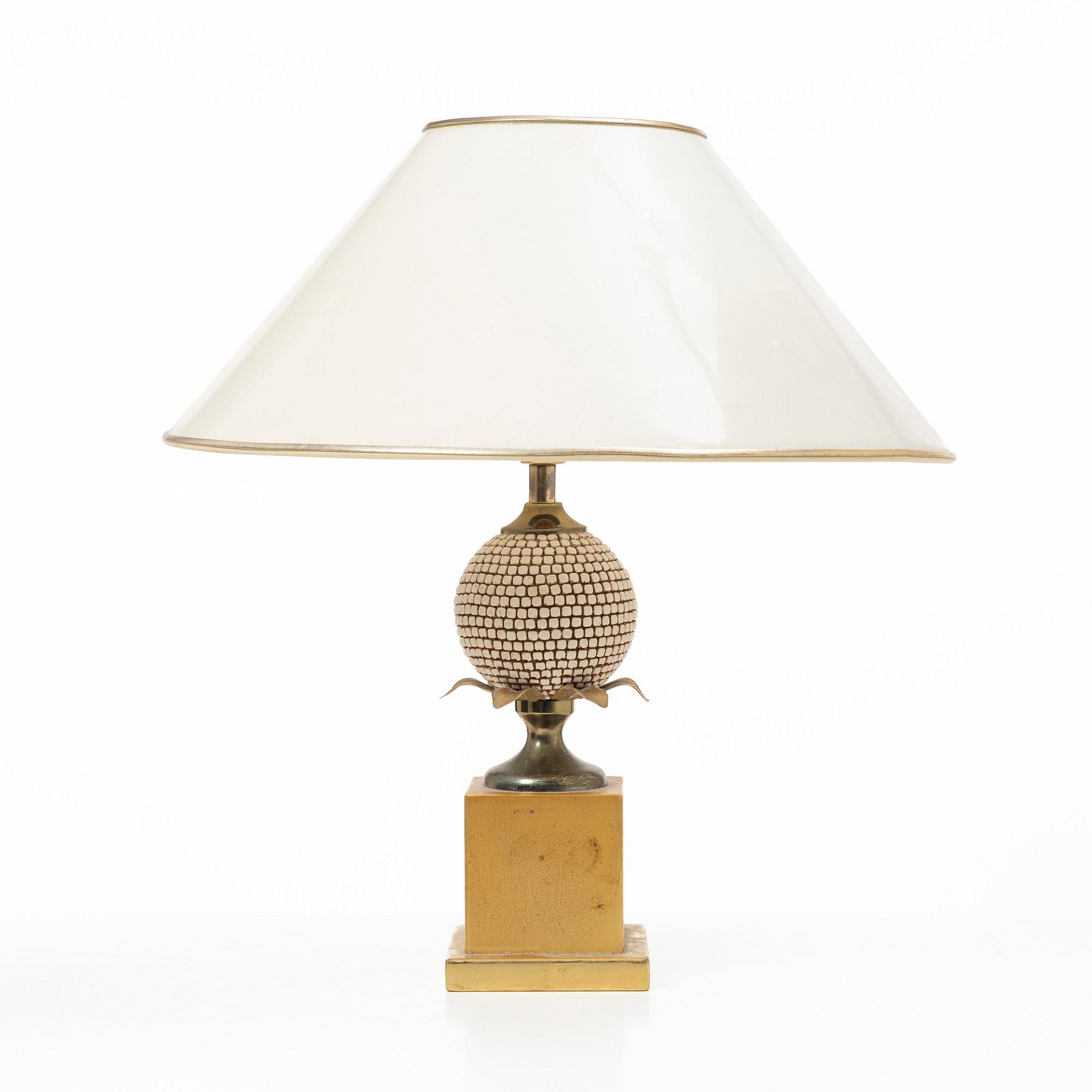 Table lamp, possibly Maison Charles, France, 1970s/80s.