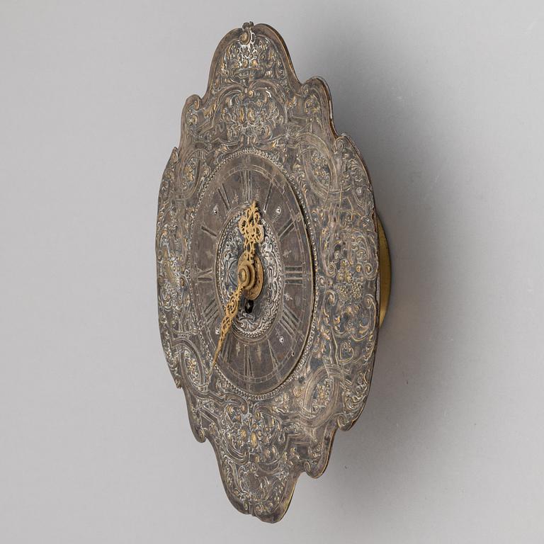 Wall clock, 18th century and later.