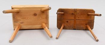 PALLAR, 2 st, allmoge, 1800-/1900-tal.