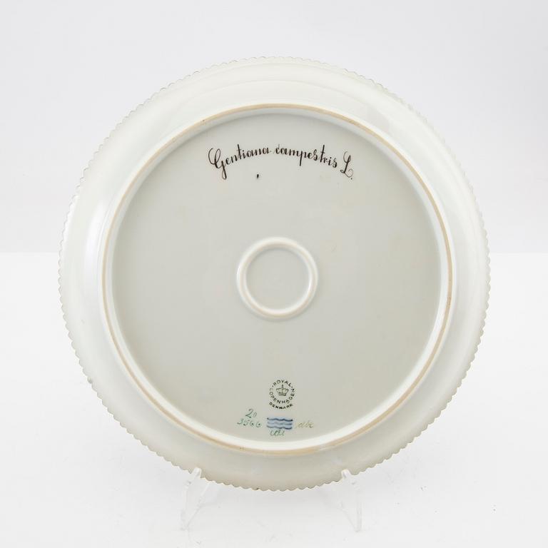 Cake stand "Flora Danica" Royal Copenhagen Denmark porcelain.