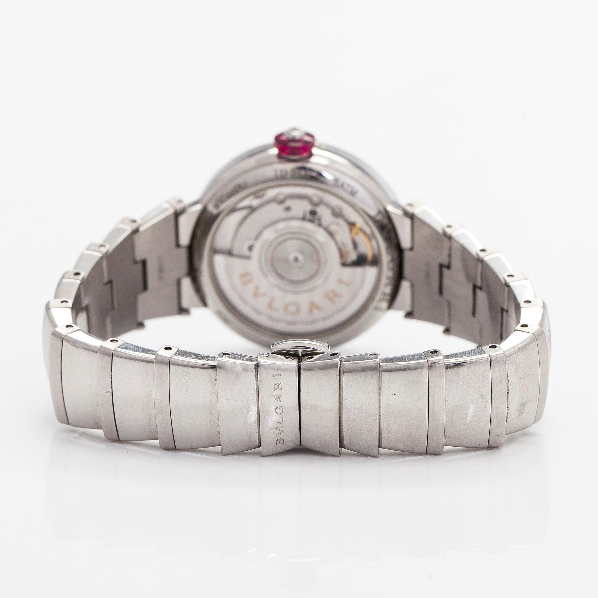 Bulgari, Lucea, armbandsur, 33 mm, stål, automatisk, 2017.