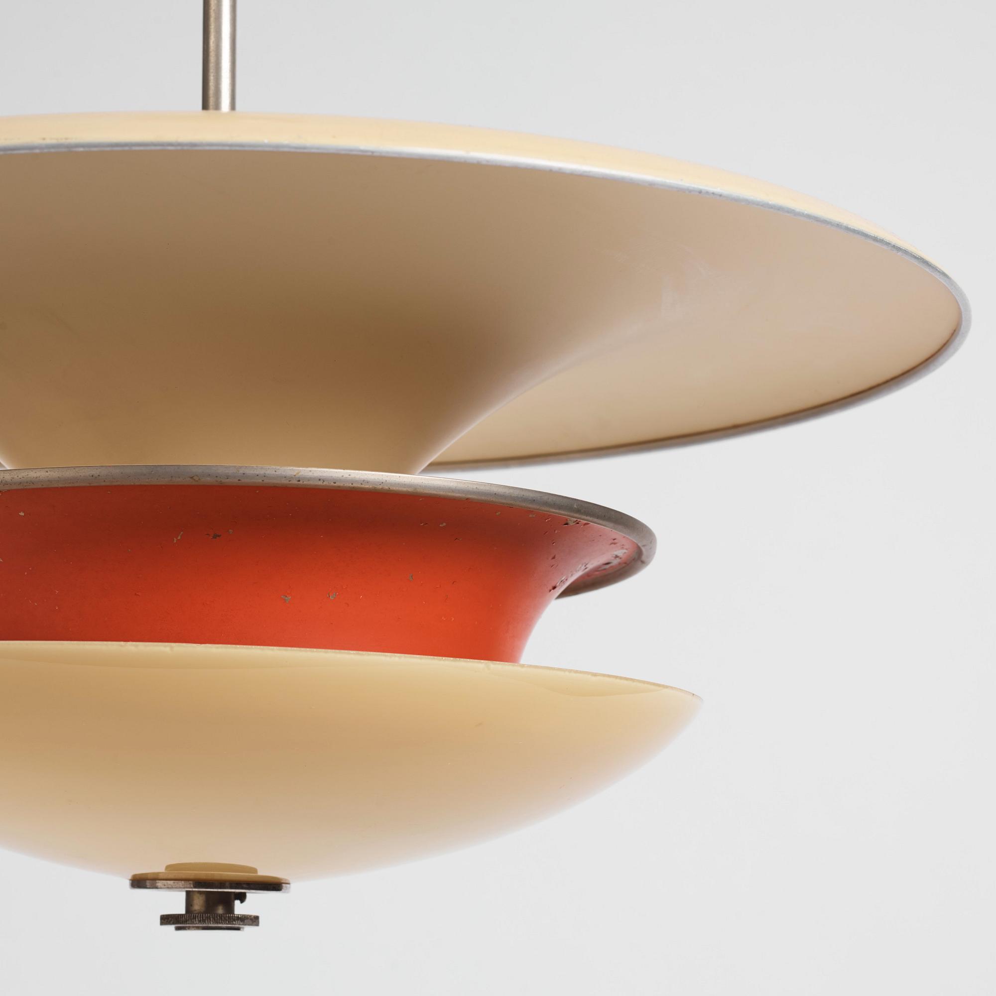 Erik Tidstrand, a ceiling lamp model "28903", Nordiska Kompaniet 1930s.