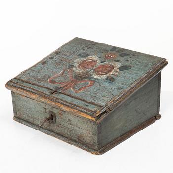 Engagement box, folk art, 17th-18th century.