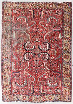 Matta, Heris semiantik/antik ca 343x263 cm.