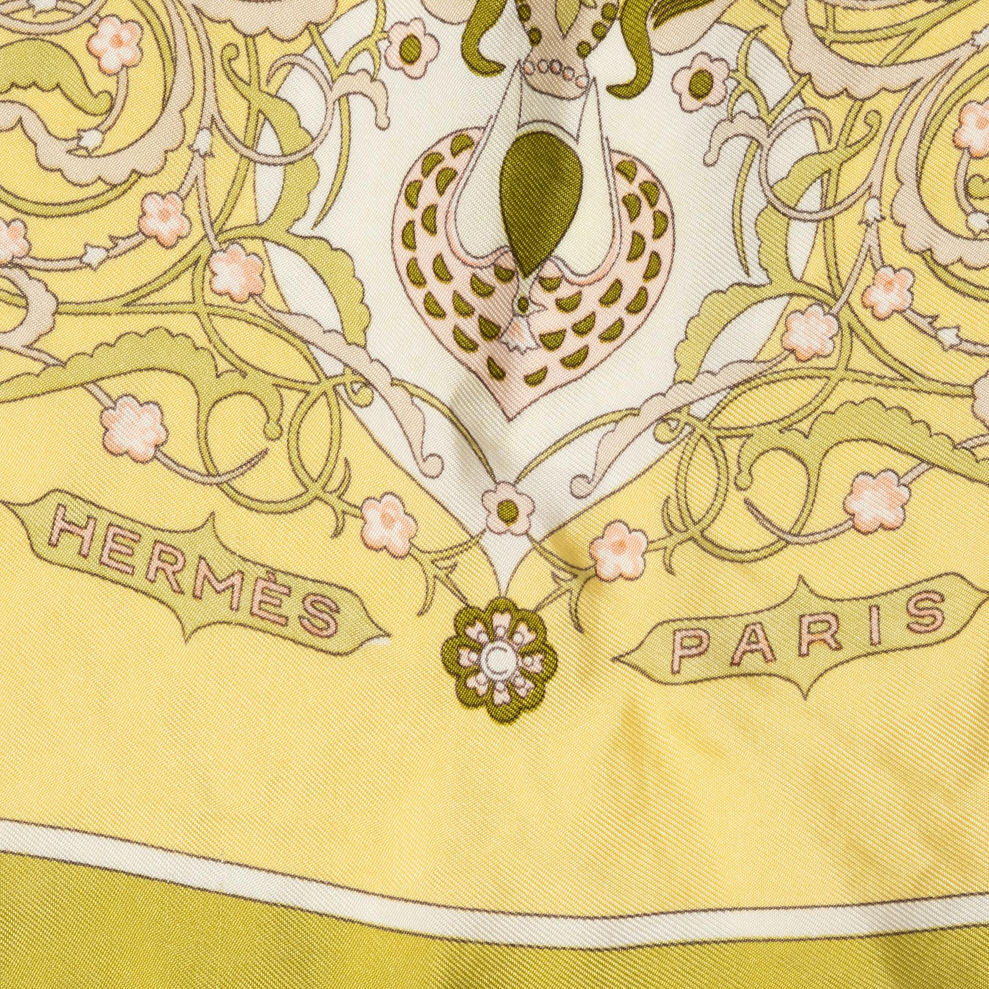 Hermès, scarf, "Persian Poetry".