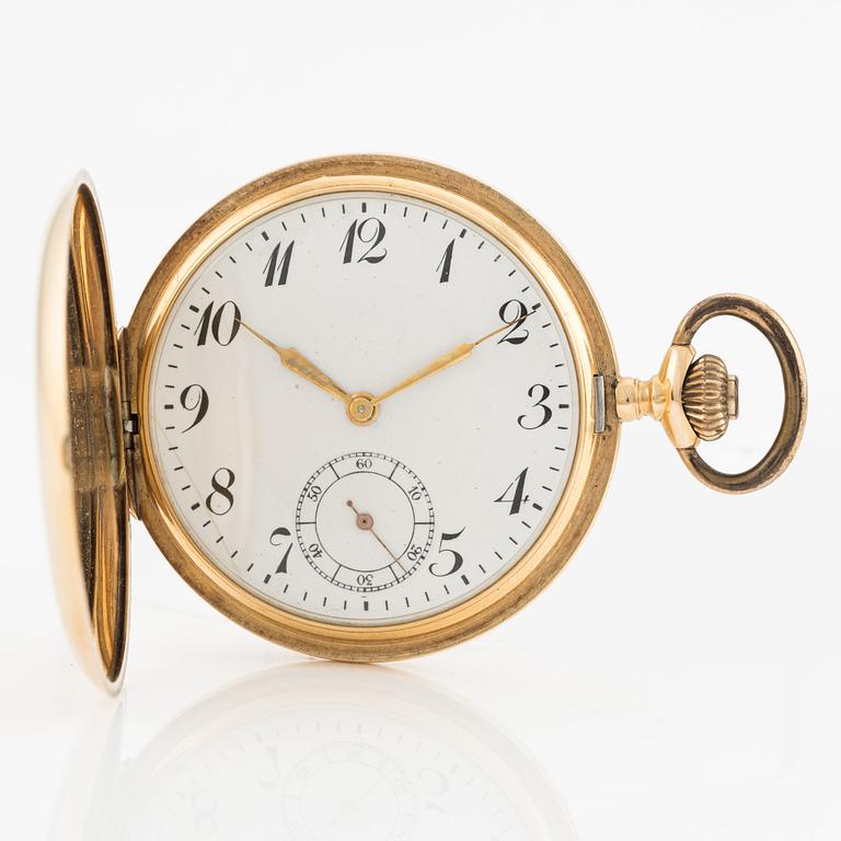 Pocket watch, hunter-case, 49 mm.