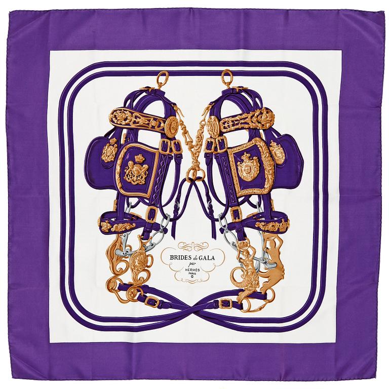 HERMÈS, scarf, "Bride de Gala".