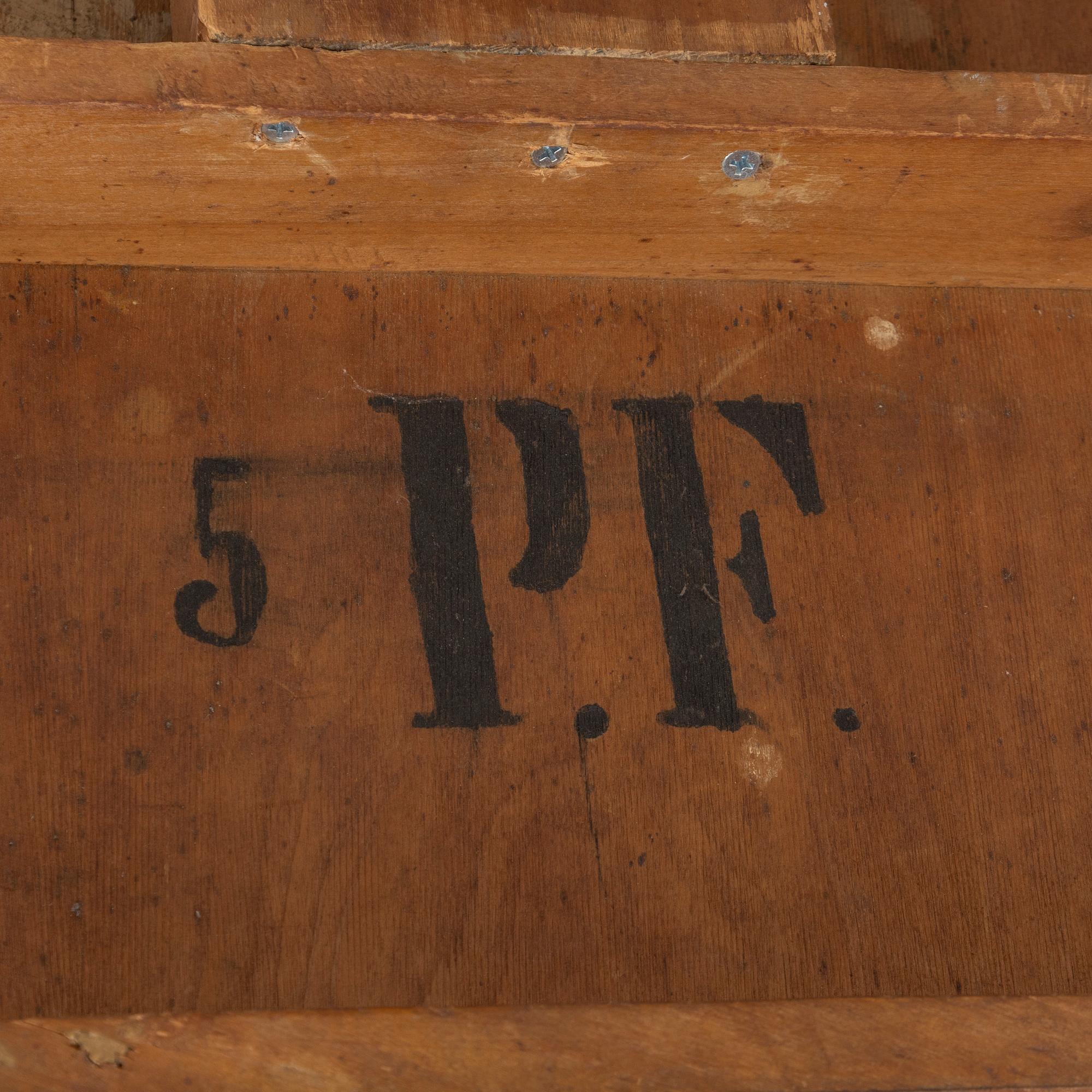 Pillar table, circa 1900.