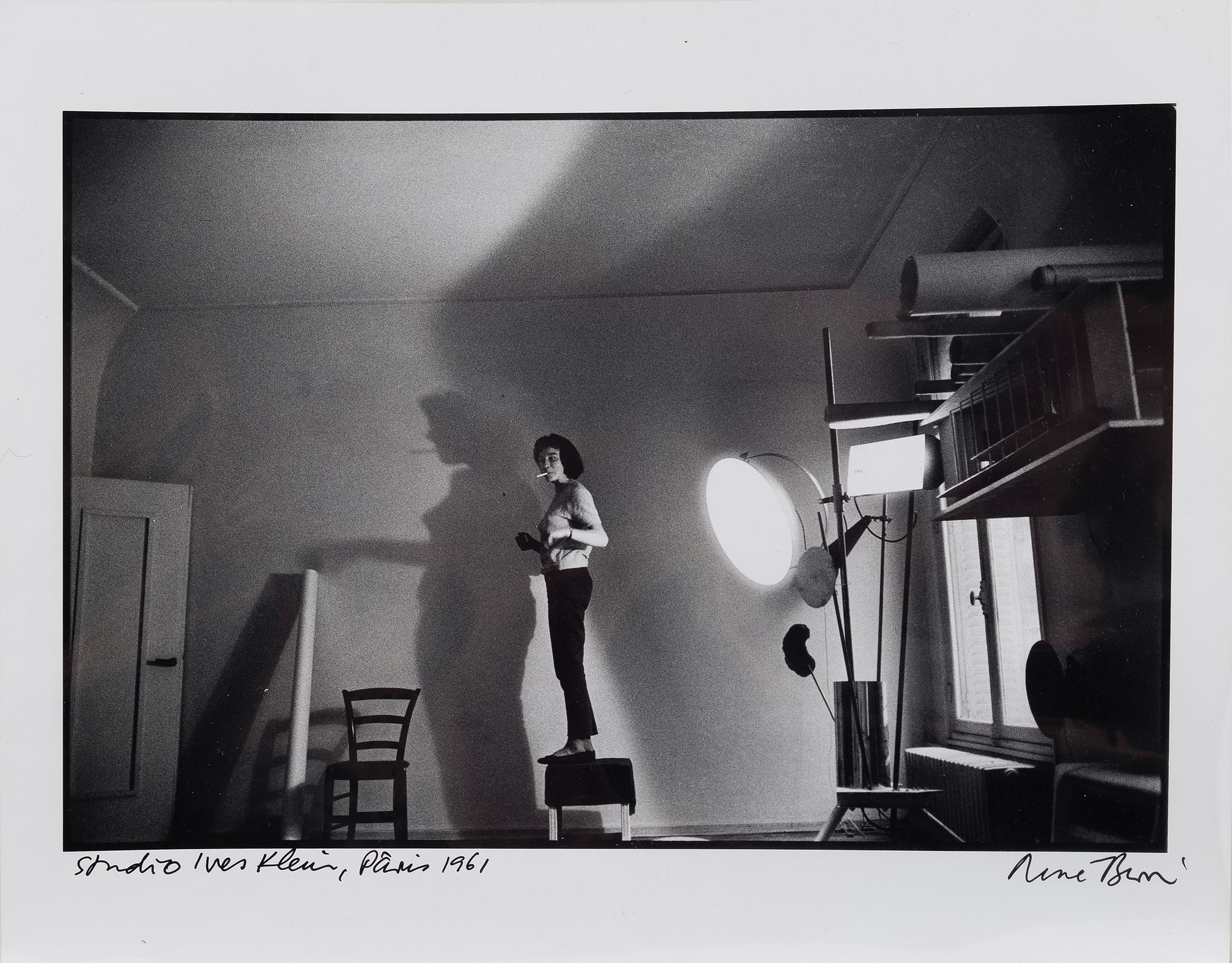 RENÉ BURRI, "STUDIO YVES KLEIN, PARIS, 1961".