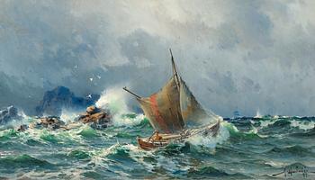 96. Herman af Sillén, Stormigt hav.