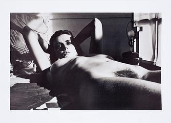 HELMUT NEWTON, "Fiona Lewis in Los Angeles", 1976, offsetlitografi, sign.