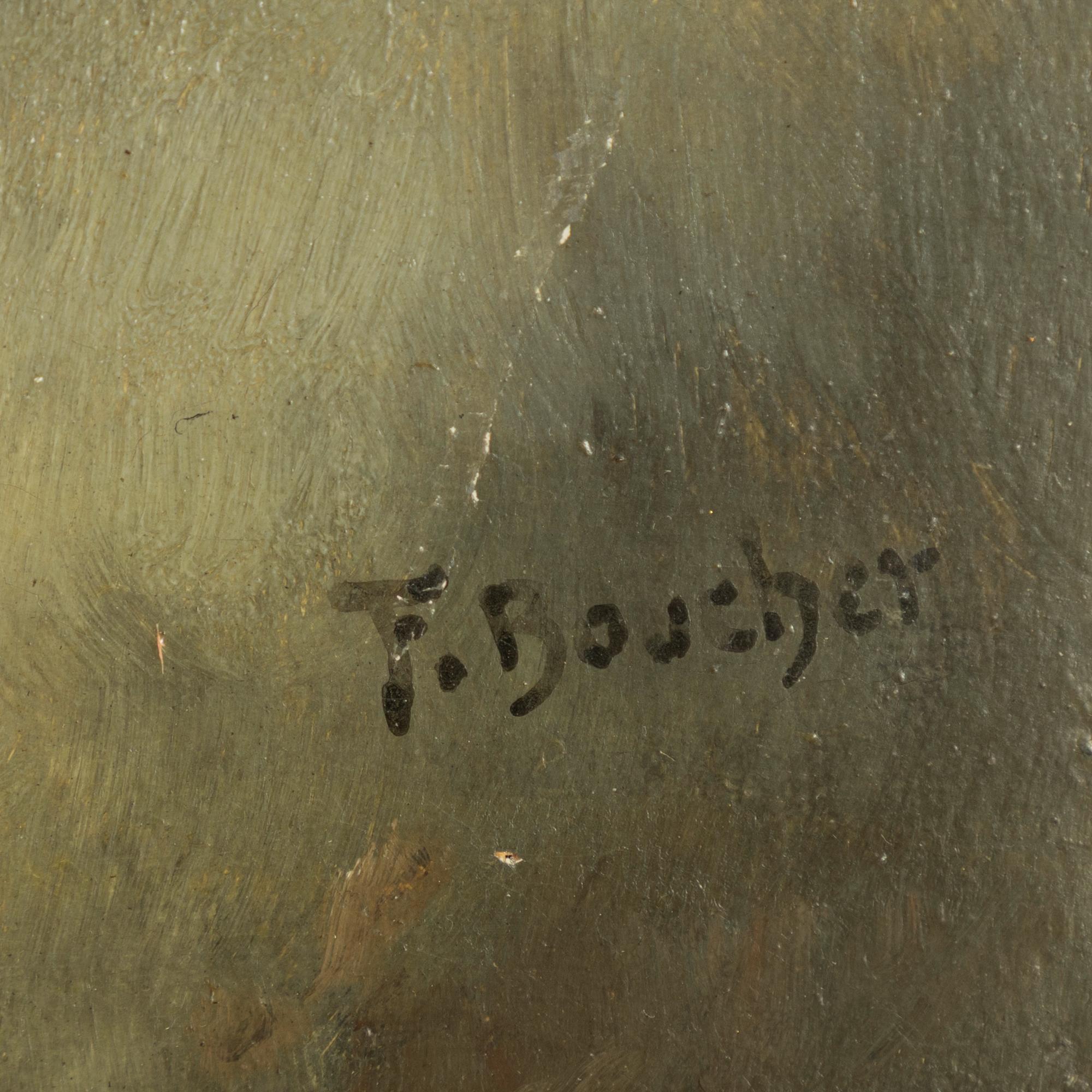 Francois Boucher, in the manner of.  Putti, a pair.