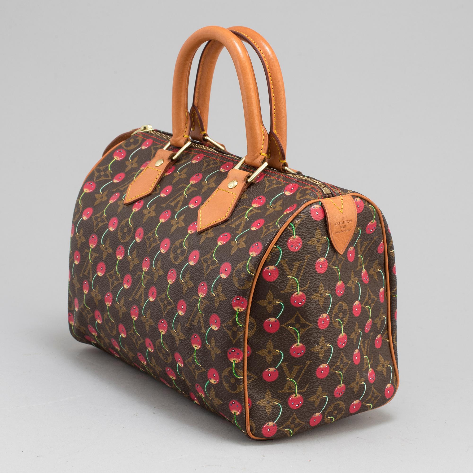 LOUIS VUITTON, "Monogram cerises cherry Speedy 25", limited edition s/s 2005.