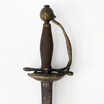 Sword, Rococo style, likely late 18th century.