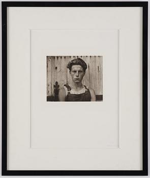Paul Strand, "Young Boy, Gondeville, Charente, France", 1951.