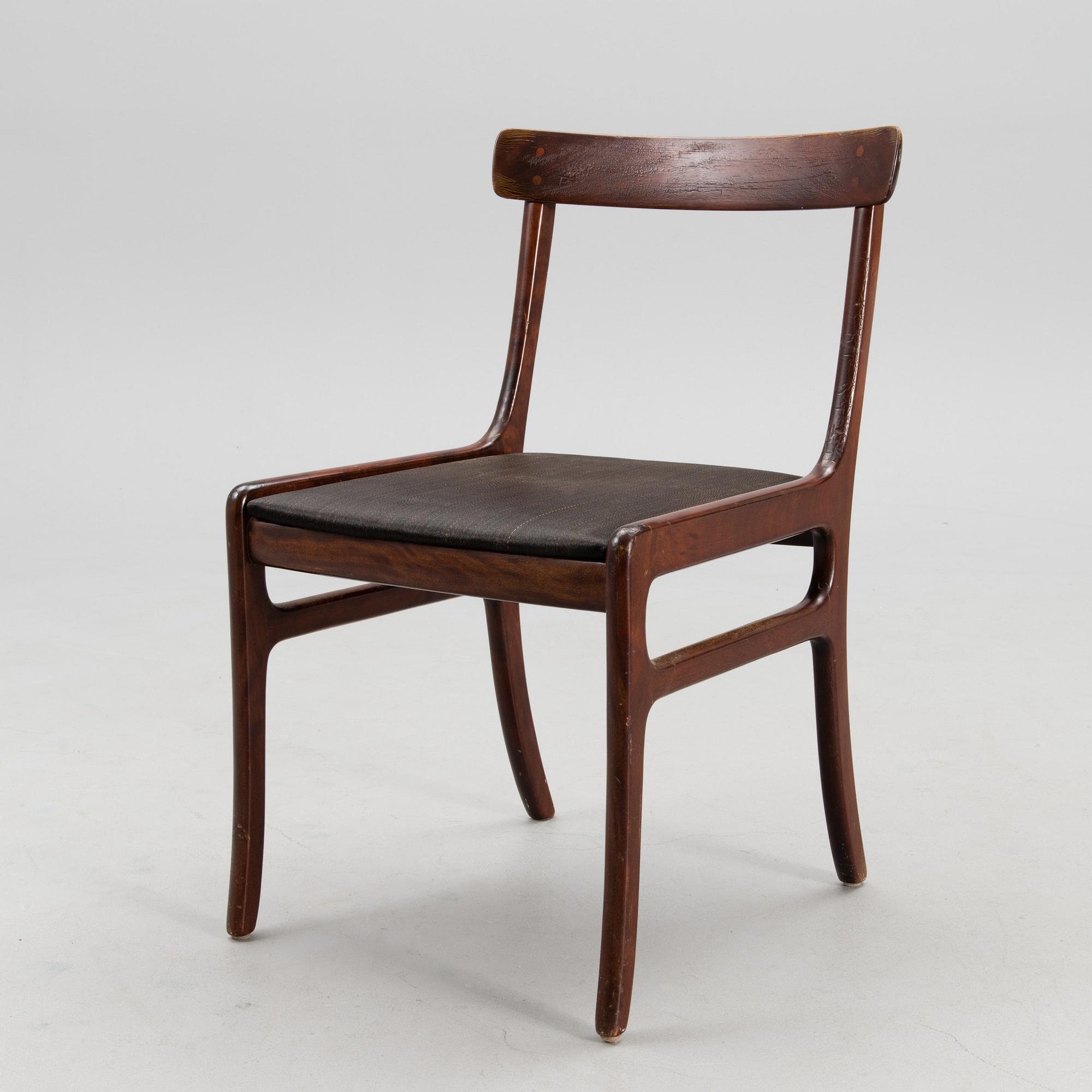 A mid-20th century Danish 'Rungstedlund chair' for Poul Jeppesen.