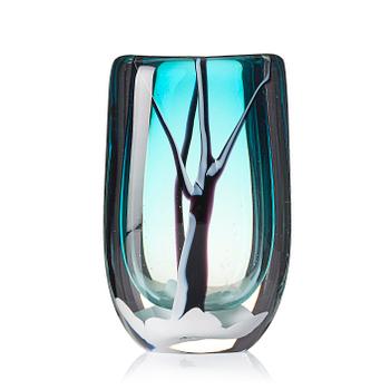 16. Vicke Lindstrand, vas, glas, "Vinter", Kosta, 1950-60-tal.