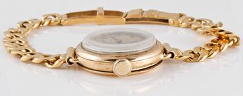 DAMARMBANDSUR, 14 K guld, 1900-talets första hälft. Total vikt 26 g.