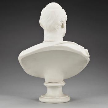 BYST, parian, J P Molin, Karl XV, Gustavsberg, 1863-1891.