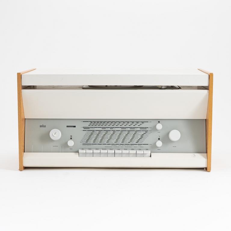 Dieter Rams, skivspelare och radio med rörförstärkare, modell "Atelier 1-81", Braun., designad 1959.