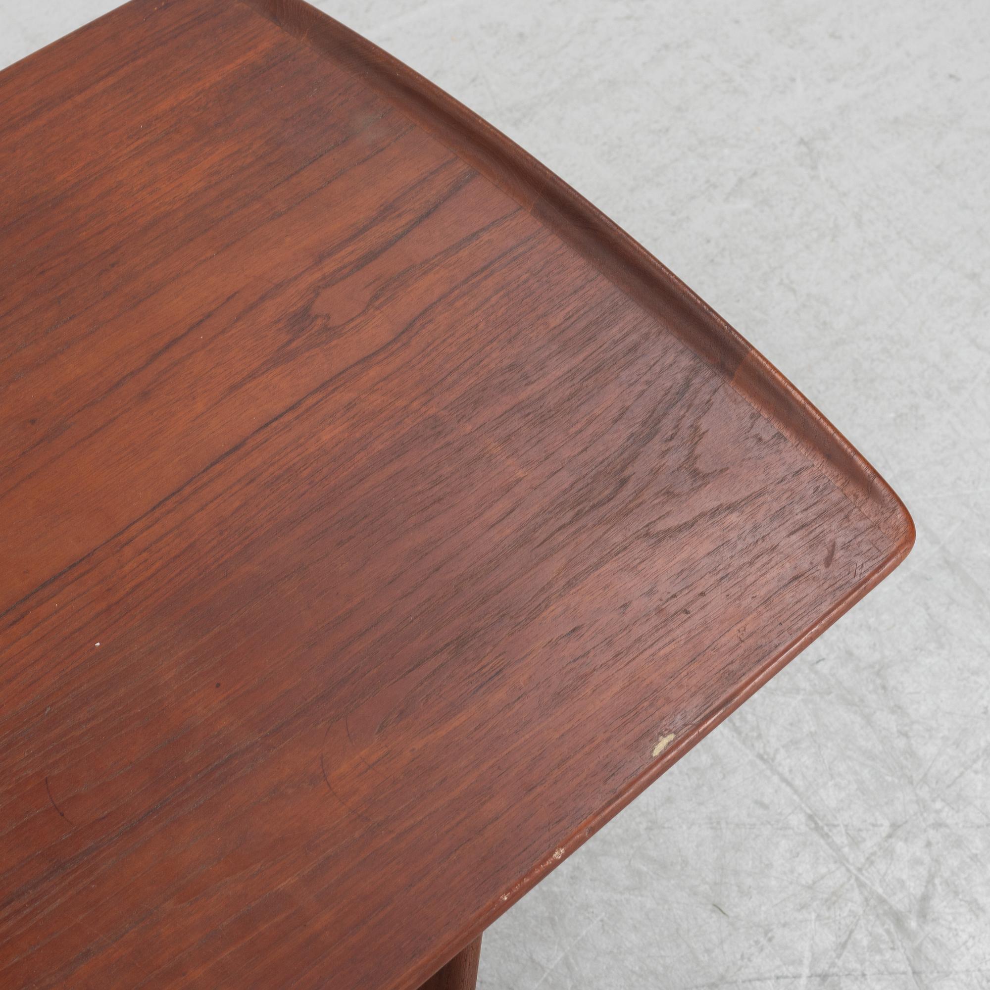 Tove & Edward Kindt-Larsen, a teak coffee table, FRance & Daverkosen, Denmark, 1950's/60's.