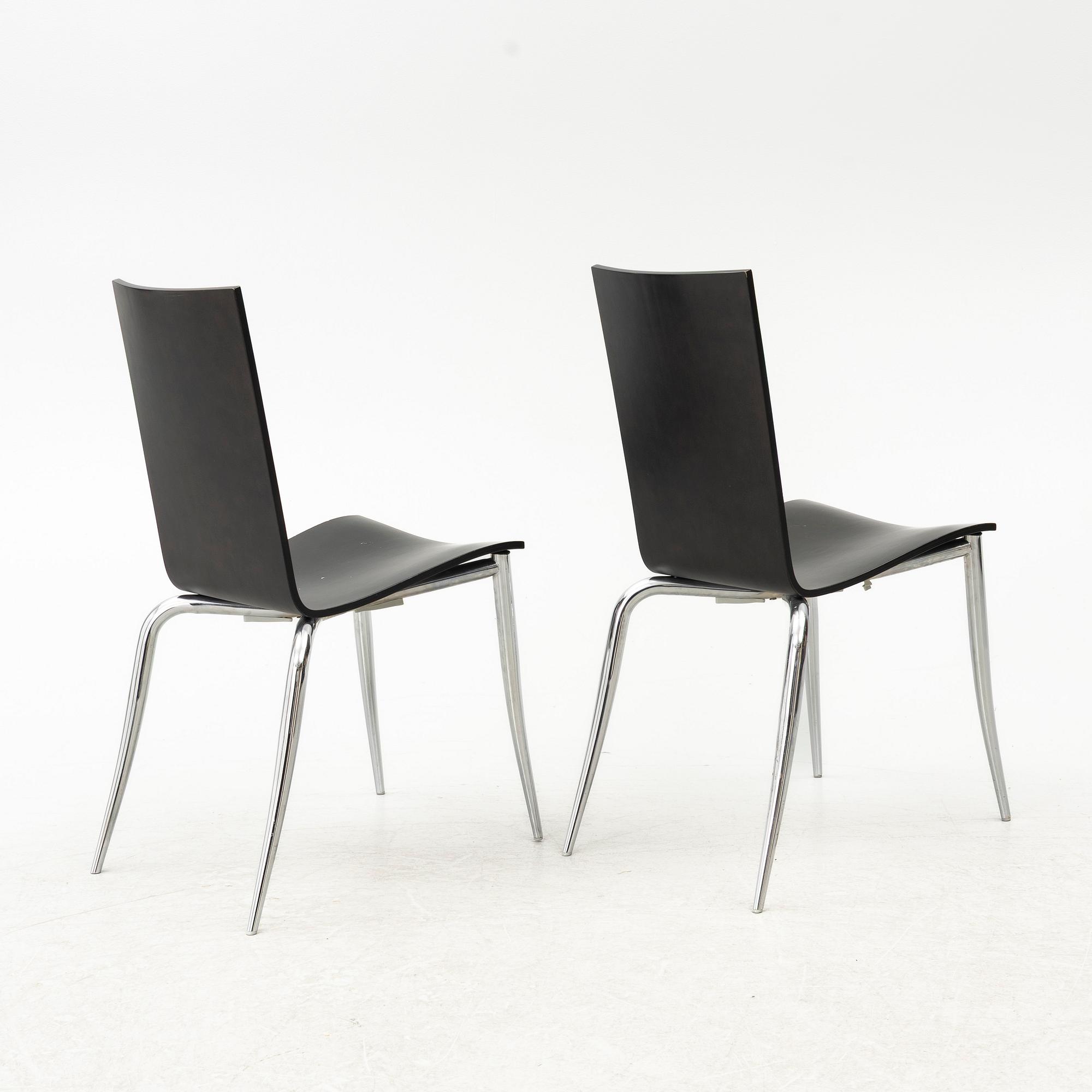 Philippe Starck, Stolar, 6 st, "Olly Tango", Driade, Italien, 2000-tal.
